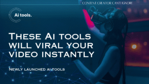 Newly launched AI tools for content creators